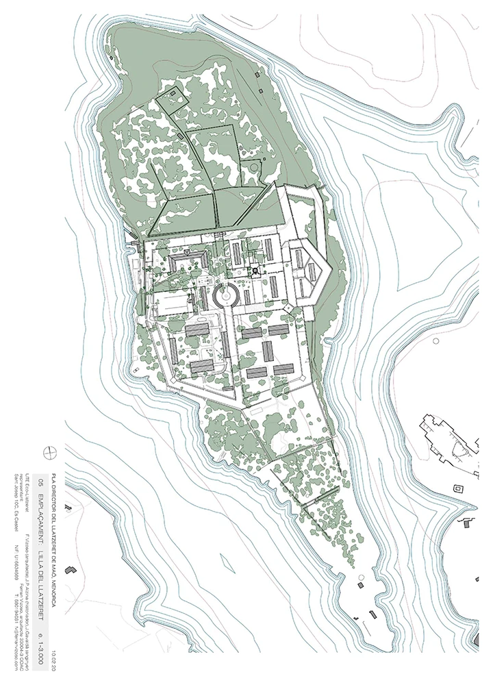 Pla director del Llatzeret Maó