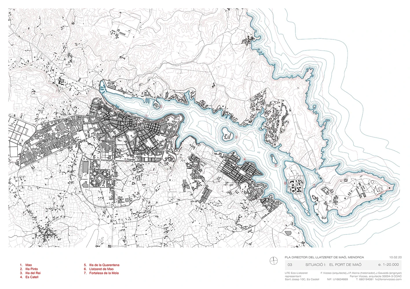 Pla director del Llatzeret Maó