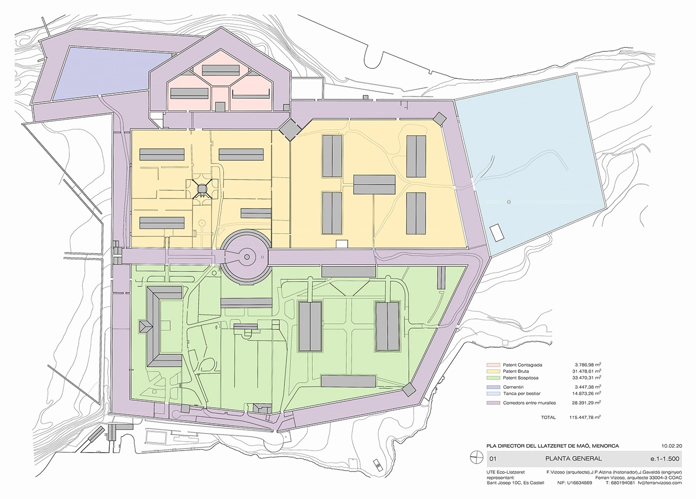 Pla director del Llatzeret Maó