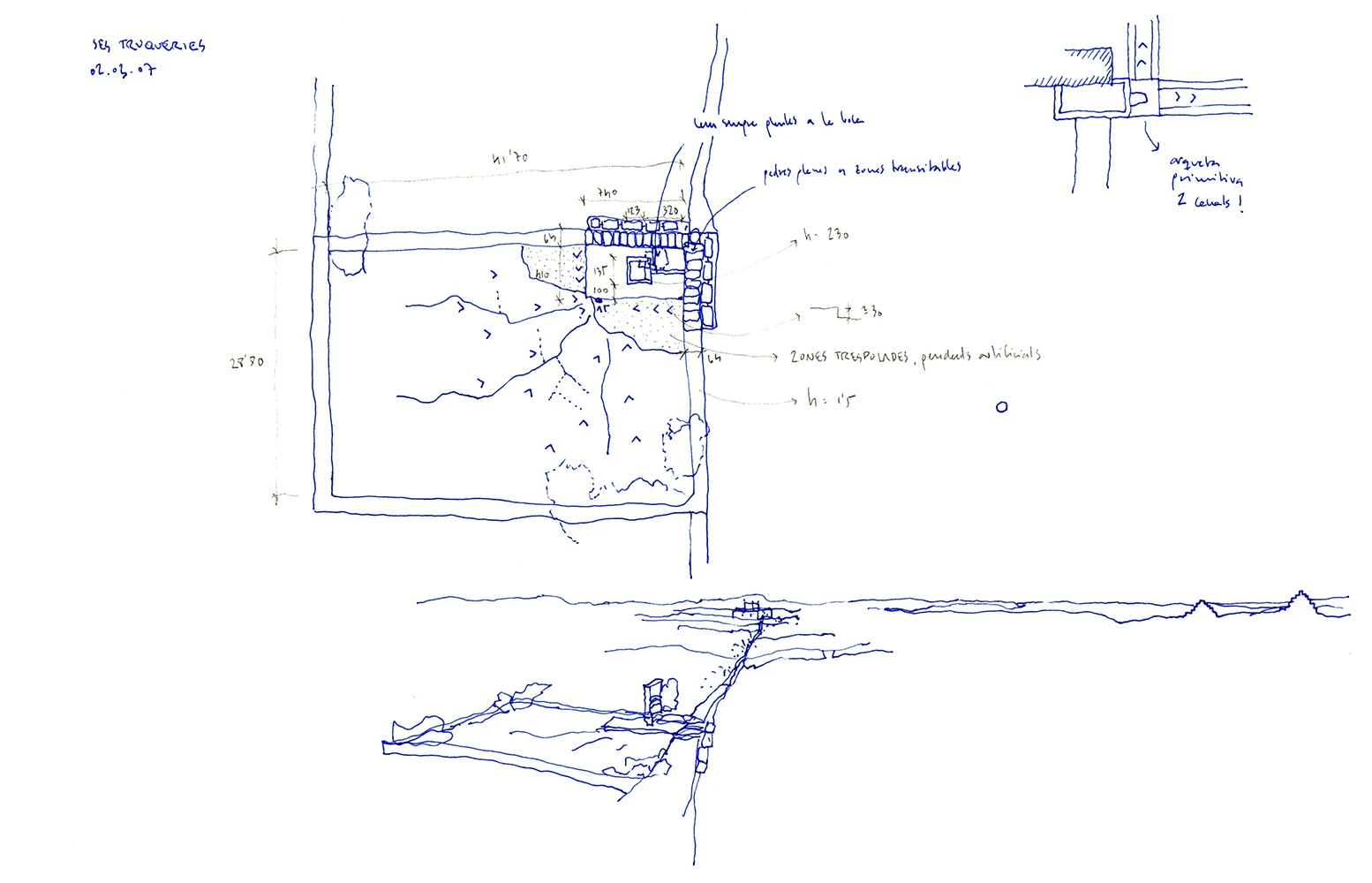 Arquitectura de Sa Pluja a Menorca