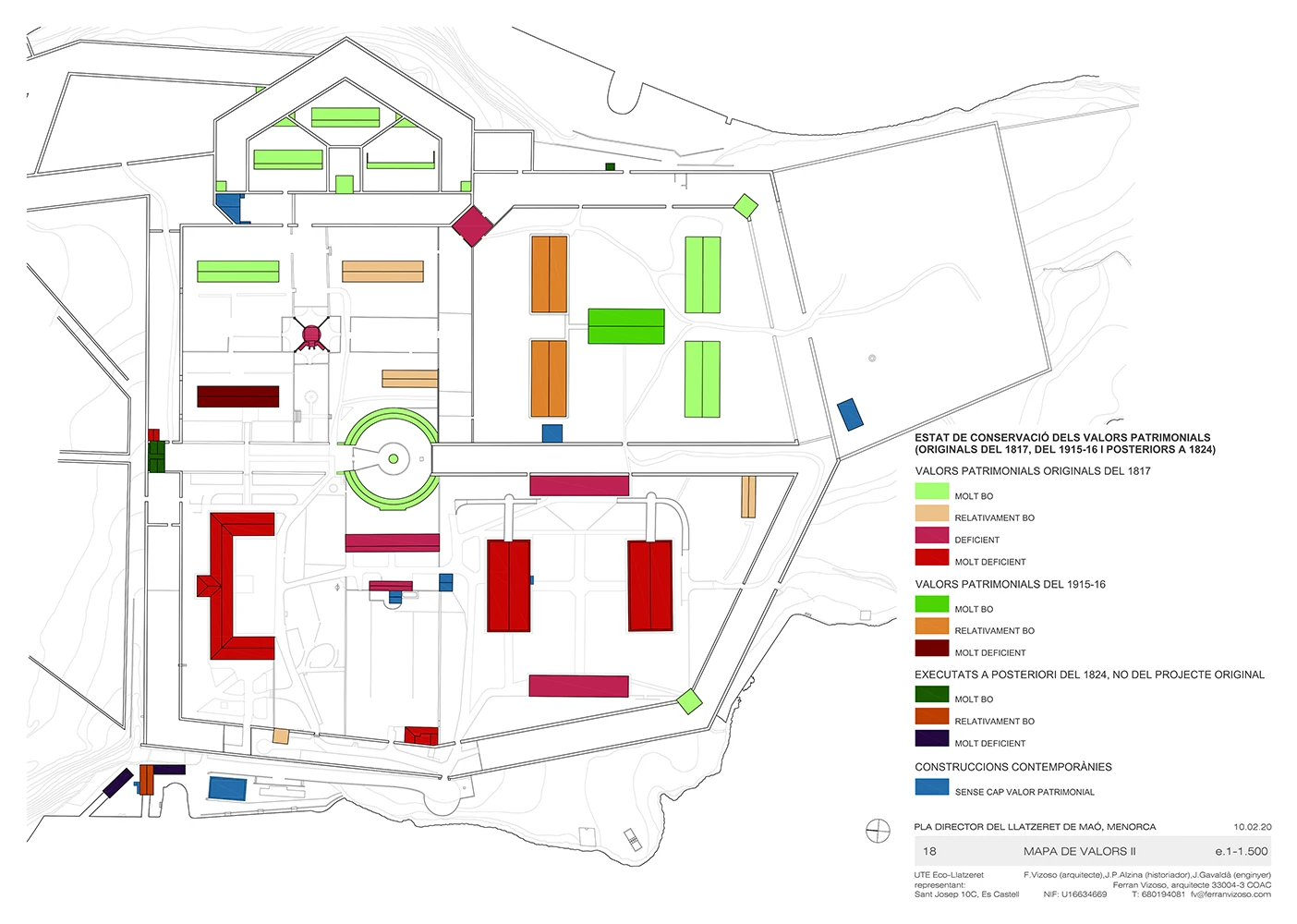 Pla director del Llatzeret Maó