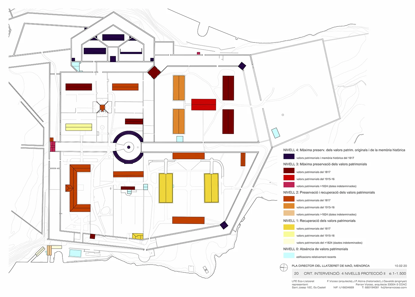 Pla director del Llatzeret Maó