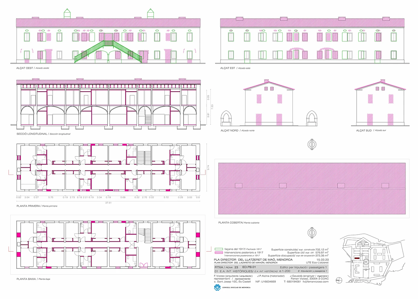 Pla director del Llatzeret Maó